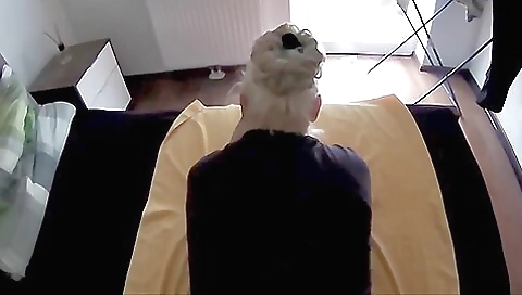 Mature tranny gets fucked by a young guy in her ass