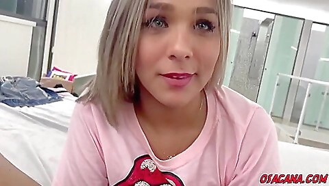 Busty blonde and brunette with a tattoo get fucked together