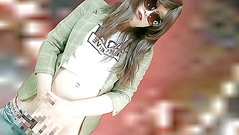 Japanese shemale with a wonderful ass enjoys anal fetish