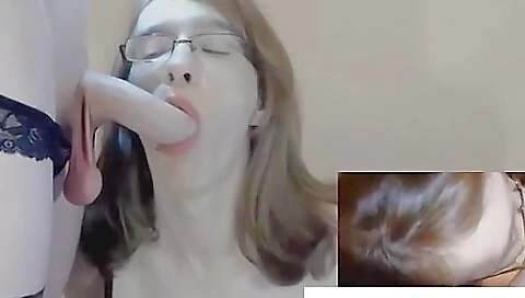 transsexual amateur blowjob in deepthroat porn video 1